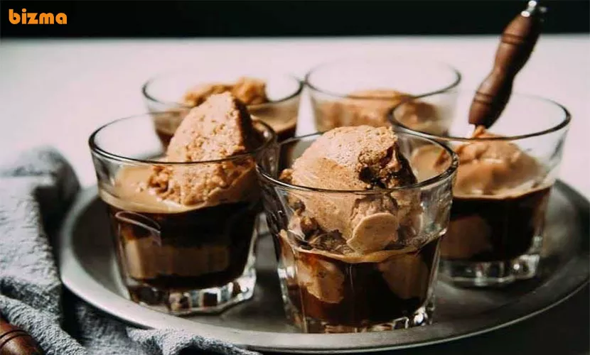قهوه آفوگاتو Affogato در کافی شاپ