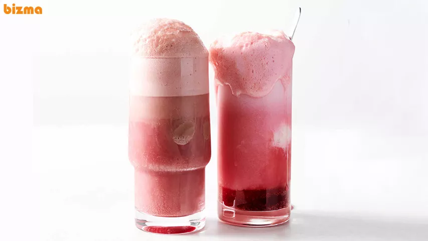 دسر لاکچری انواع نوشیدنی با بستنی