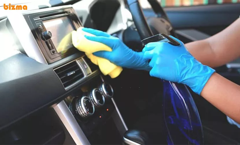 لکه بری داشبورد ماشین