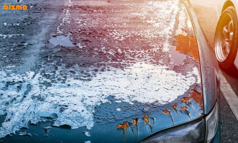 دلایل آفتاب سوختگی بدنه ماشین