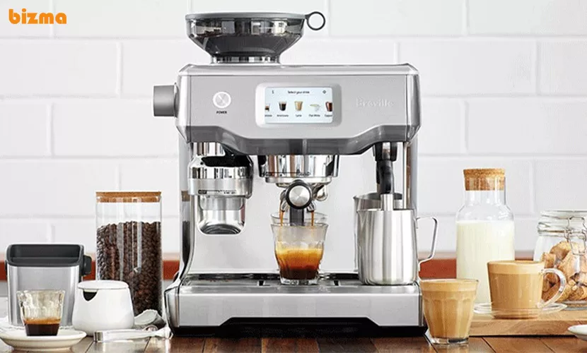 کاپوچینو با دستگاه اسپرسو ساز