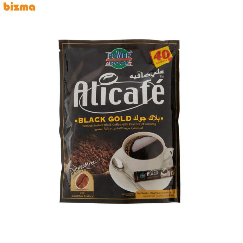 پودر قهوه علی کافه مدل Black Gold بسته 40 عددی