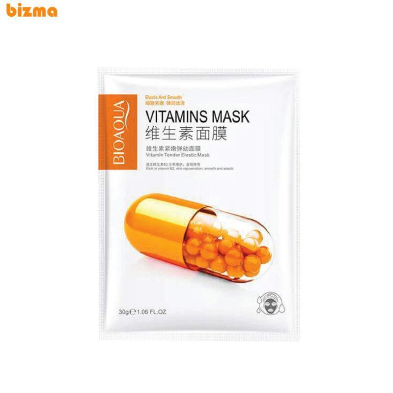 ماسک ورقه‌ای صورت بایو آکوا مدل ویتامین B2