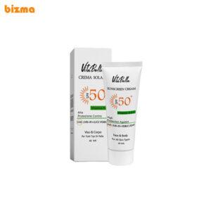 کرم ضد آفتاب SPF50 ویتابلا حجم ۴۰ میلی لیتر