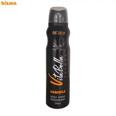اسپری خوشبو کننده بدن مردانه MILANO ویتابلا حجم 150 میلی لیتر