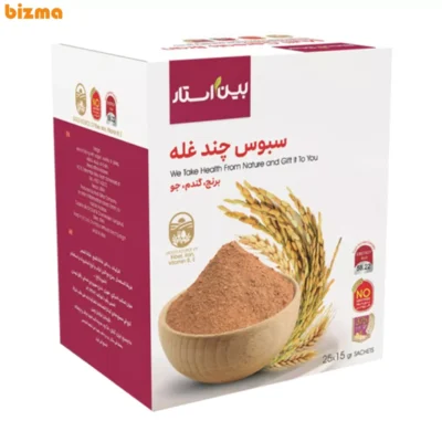 سبوس چند غله بین استار - 25 ساشه 15 گرمی
