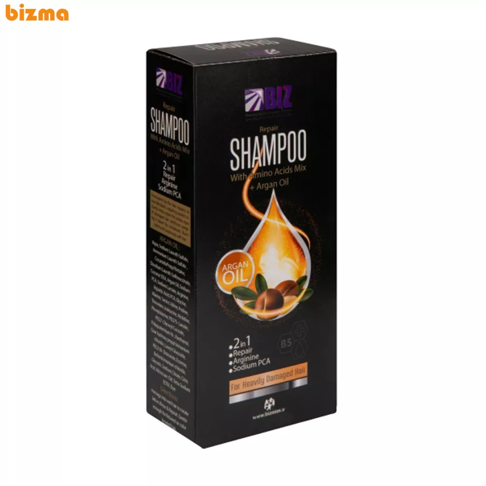شامپو ترمیم کننده آرگان بیز وزن 300 گرم 4 شامپو آرگان دکتر بیز