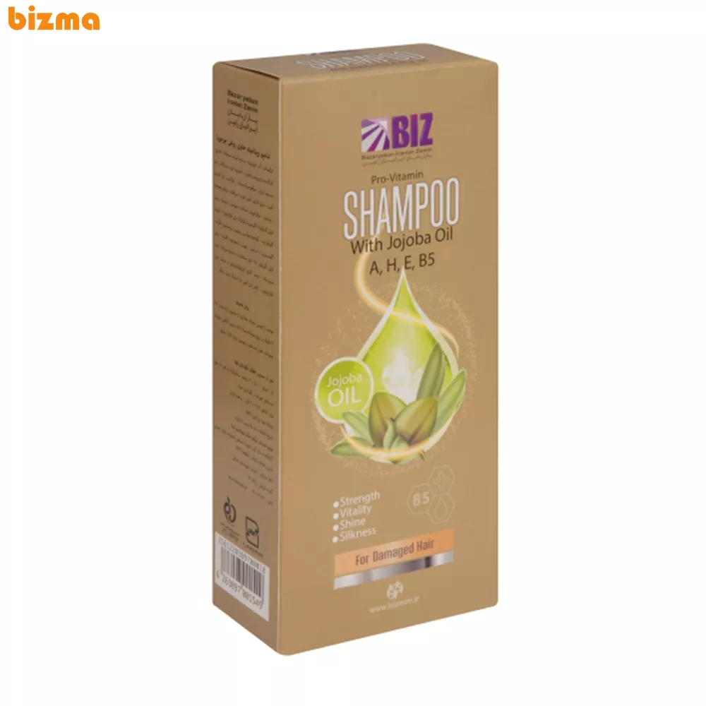 شامپو روغن جوجوبا بیز وزن 300 گرم 4 شامپو روغن جوجوبا بیز وزن 300 گرم