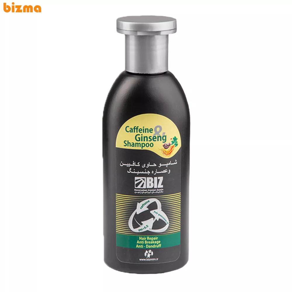 شامپو کافئین و عصاره جنسینگ بیز وزن 300 گرم 1 خرید و قیمت شامپو کافئین جنسینگ بیز