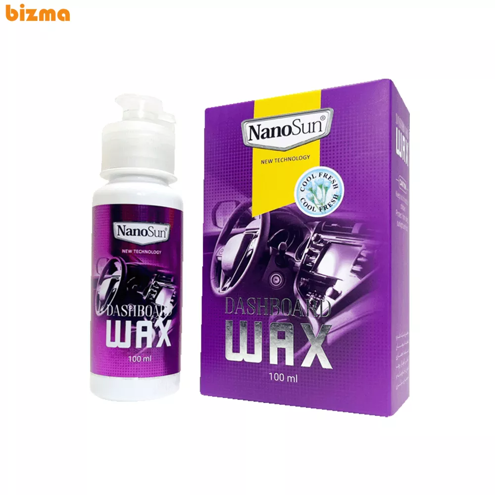 واکس داشبورد خودرو نانوسان حجم 100 میلی لیتر 5 واکس داشبورد Cool Fresh