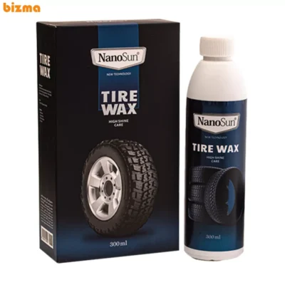واکس لاستیک خودرو نانوسان حجم 300 میلی لیتر