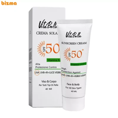 کرم ضد آفتاب بی‌رنگ ویتابلا SPF50 حجم 40 میلی لیتر