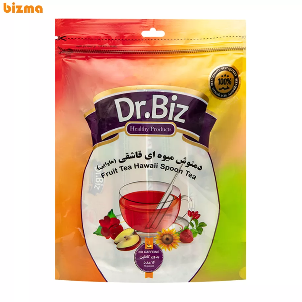 دمنوش ميوه ای هاوایی قاشقی دکتر بیز - 16 عددی 1 دمنوش ميوه ای هاوایی قاشقی دکتر بیز
