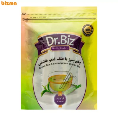 دمنوش چای سبز با علف ليمو قاشقی دکتر بیز
