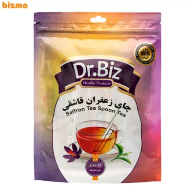 دمنوش چای سیاه زعفرانی قاشقی دکتر بیز