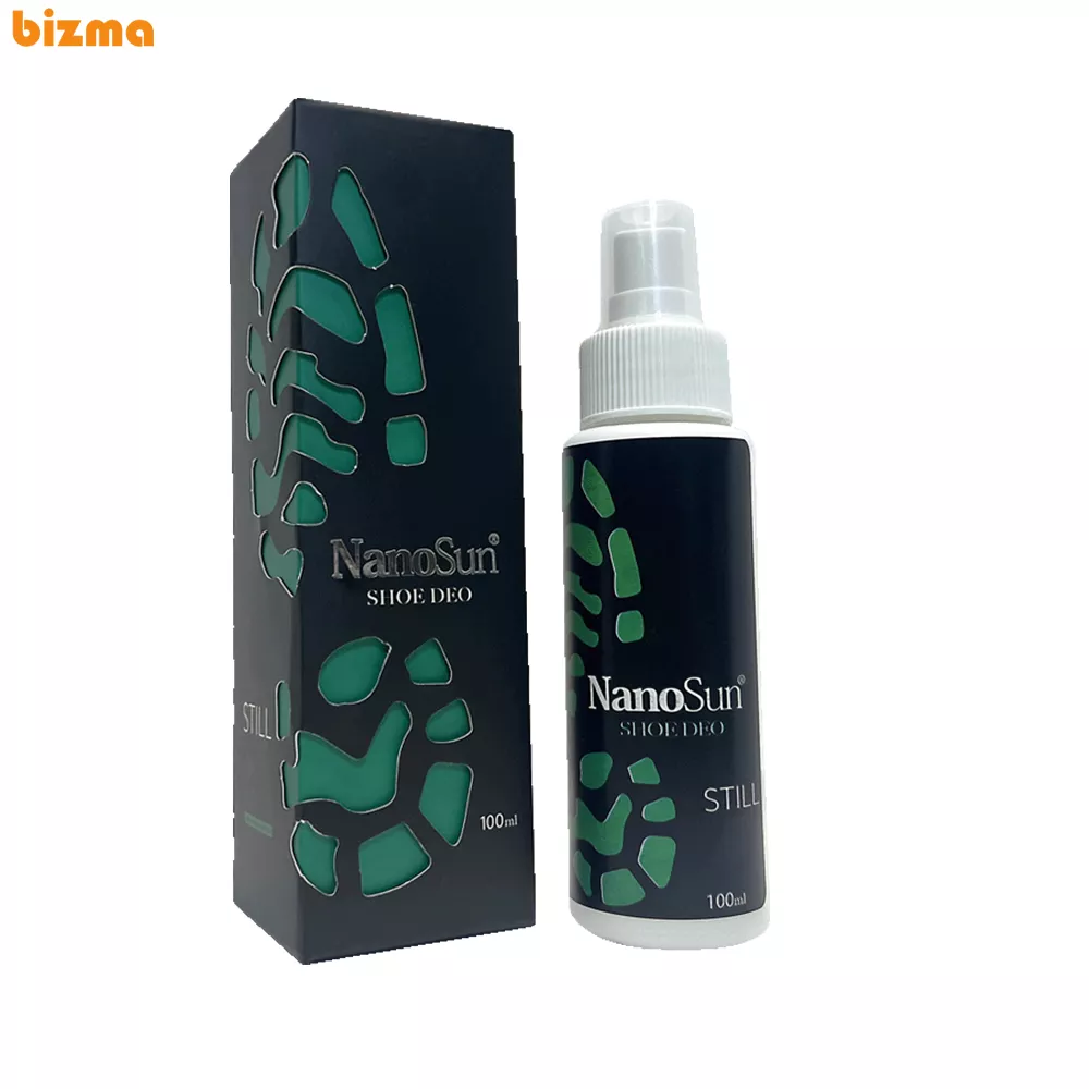 اسپری خوشبو کننده و ضدعفونی کننده کفش نانوسان حجم 100 میلی لیتر 6 خوشبو کننده و ضد عفونی کننده کفش رایحه استیل