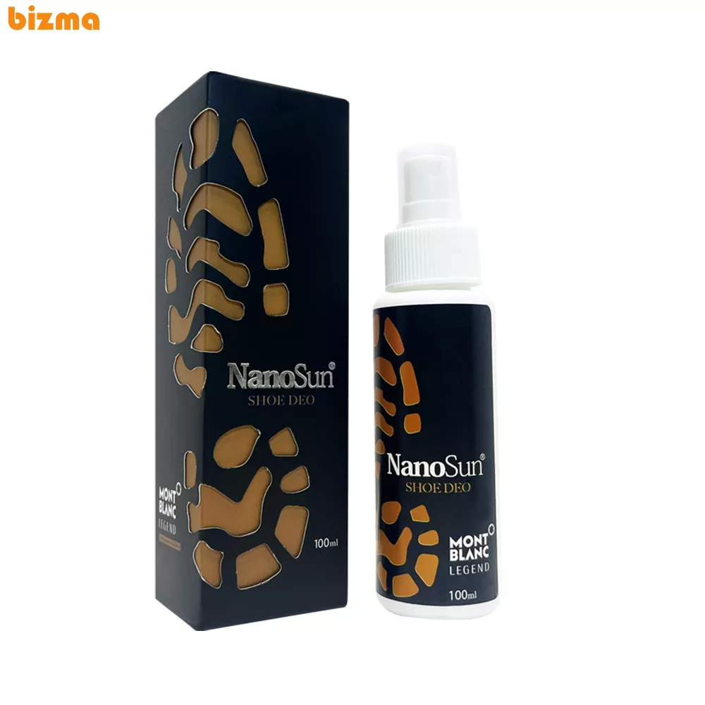 اسپری خوشبو کننده و ضدعفونی کننده کفش نانوسان حجم 100 میلی لیتر 5 خوشبو کننده و ضد عفونی کننده کفش رایحه لجند