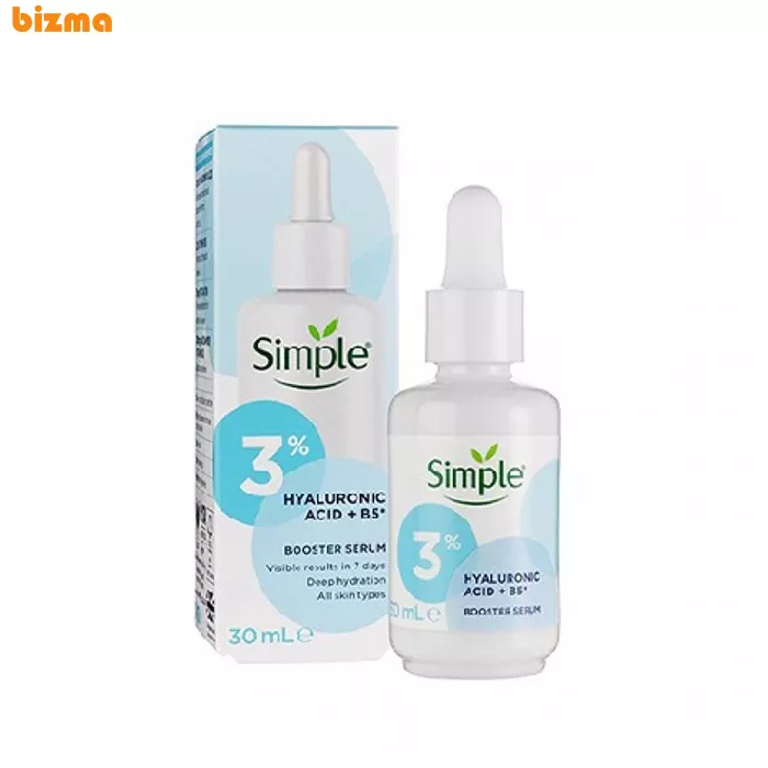 طریقه مصرف سرم تقویت کننده هیالورونیک اسید و ویتامین B سیمپل حجم 30 میلی لیتر