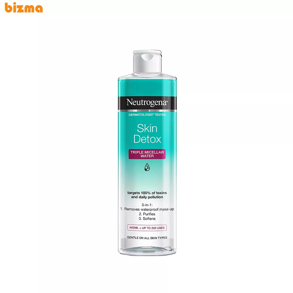 قیمت و خرید میسلار واتر Skin Detox نوتروژینا حجم 400 میلی لیتر