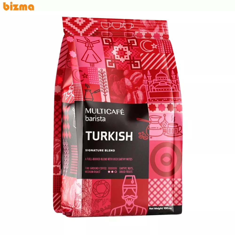 انواع قهوه در کافی شاپ؛ معرفی و طرز تهیه آنها 4 پودر قهوه ترک باریستا مولتی کافه - 100 گرم