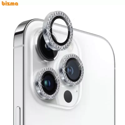 محافظ لنز دوربین نگین دار گوشی موبایل اپل iPhone 16 Pro/16 Pro Max