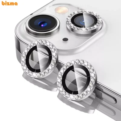 محافظ لنز دوربین نگین دار گوشی موبایل اپل iPhone 15/15 Plus
