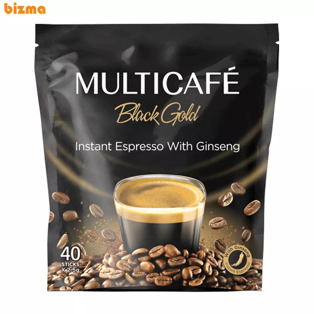 اسپرسو فوری بلک گلد مولتی کافه - 40 ساشه 2.5 گرمی