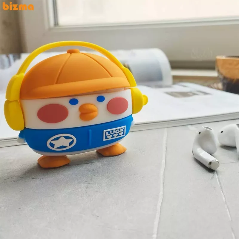 کاور رامیلا طرح فانتزی اردک مدل Music Duck مناسب برای کیس اپل ایرپاد پرو 2