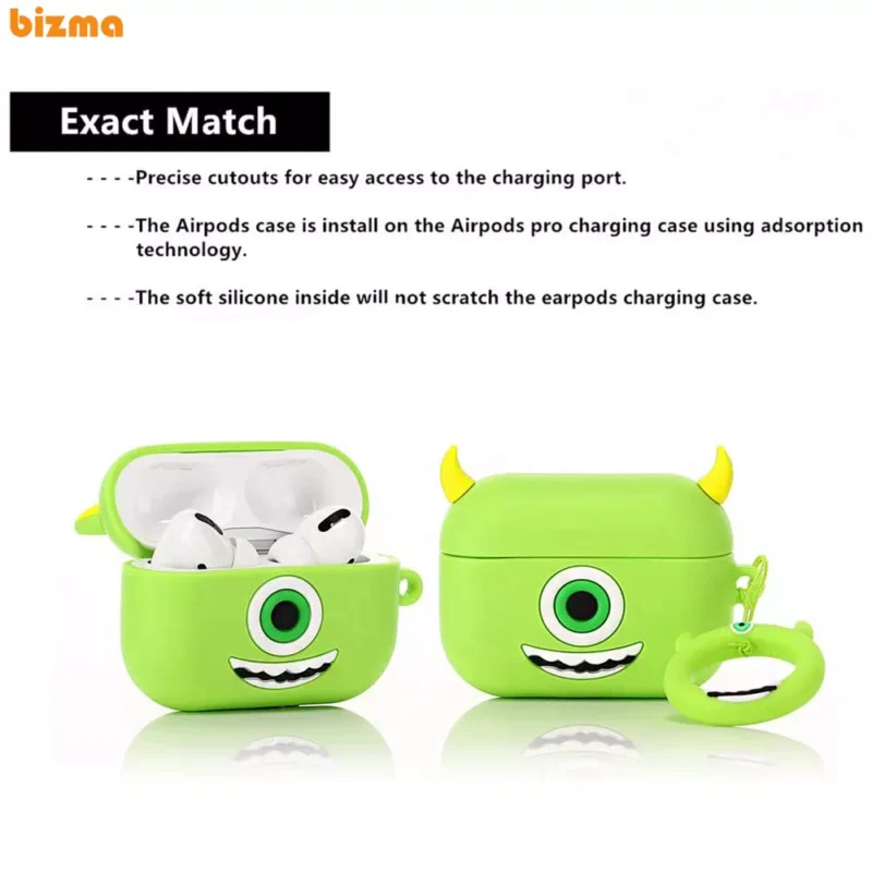 کاور فانتزی طرح مایک مانستر کیس اپل ایرپاد پرو 2 AirPods Pro