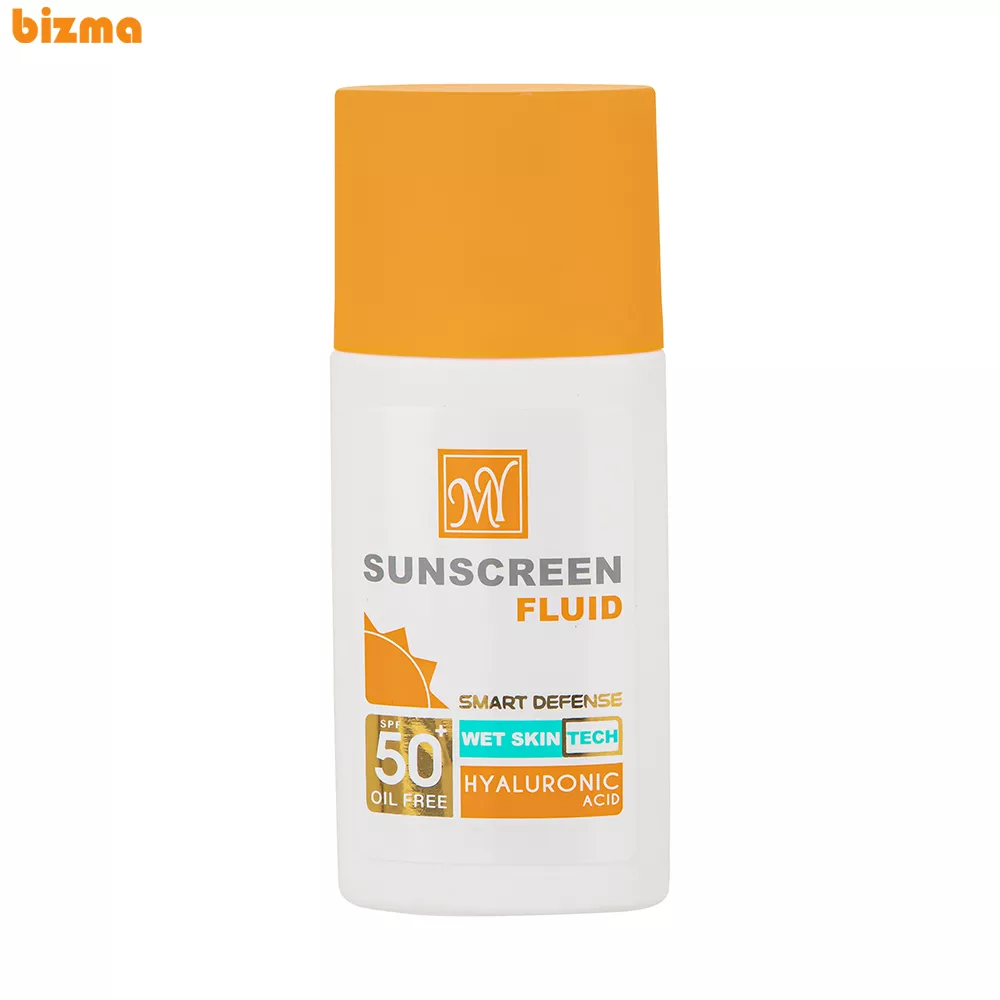 فلوئید ضد آفتاب چیست و چه تفاوتی با کرم دارد؟ 2 فلوئید ضد آفتاب مای SPF50 مدل هیالورونیک اسید حجم 50 میلی لیتر