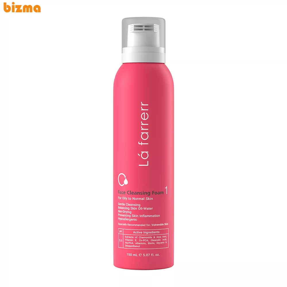 فوم شستشوی صورت چیست؟ 2 فوم شستشوی صورت لافارر مدل 01 مناسب پوست چرب و معمولی حجم 150 میلیلیتر