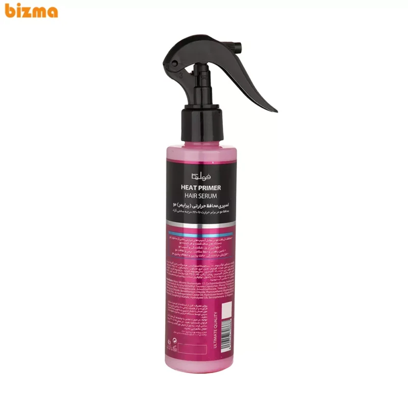 اسپری محافظ حرارتی مو فولیکا مدل Heat Primer حجم 200 میلی لیتر