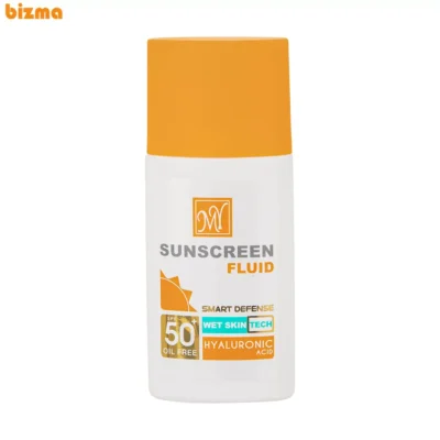 فلوئید ضدآفتاب بی‌رنگ مای SPF50 مدل Hyaluronic Acid مناسب انواع پوست، حجم 50 میلی‌لیتر