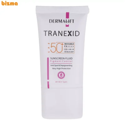 فلوئید ضد آفتاب SPF50 درمالیفت مدل Tranexid حجم 40 میلی لیتر