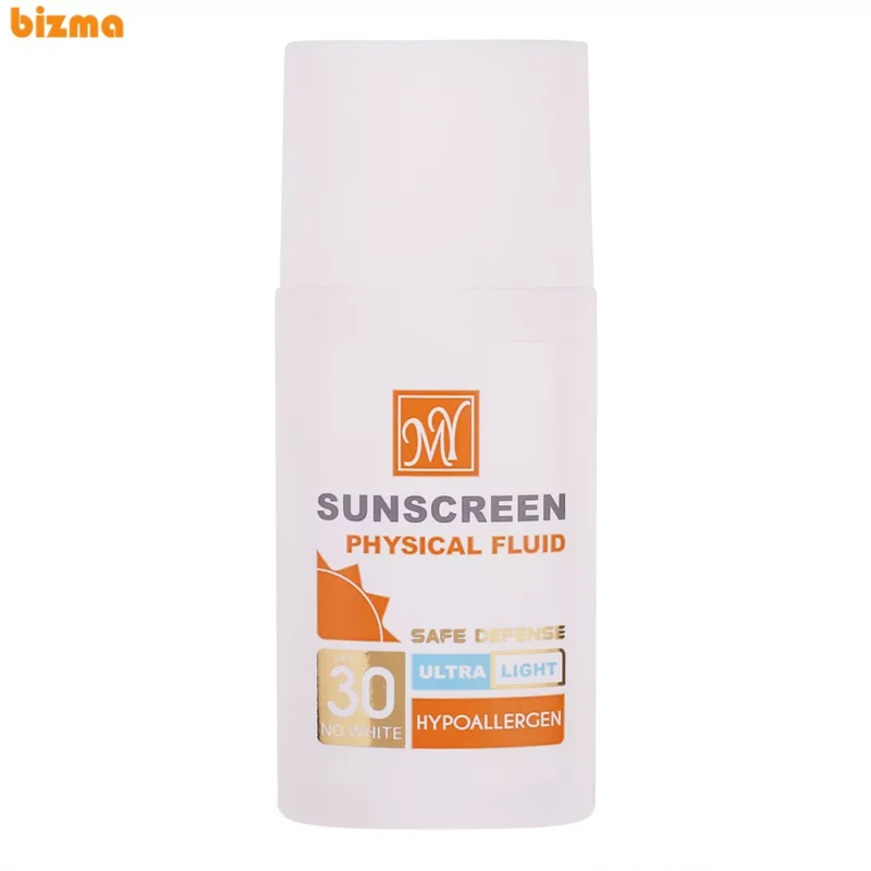 فلوئید ضدآفتاب بی‌رنگ مای +SPF30 مدل Hypoallergen مناسب انوع پوست، حجم 50 میلی‌لیتر