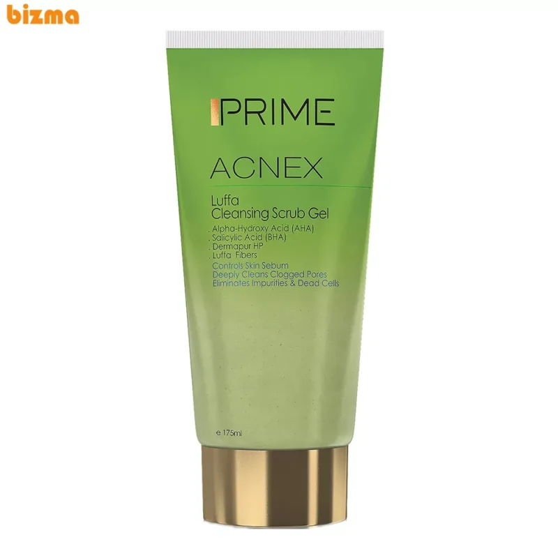ژل پاک‌ کننده اسکراب پریم مدل Acnex Luffa حجم 175 میلی‌لیتر