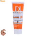 کرم ضد آفتاب رنگی SPF50 درمالیفت شماره 2 مناسب پوست چرب حجم 40 میلی‌لیتر