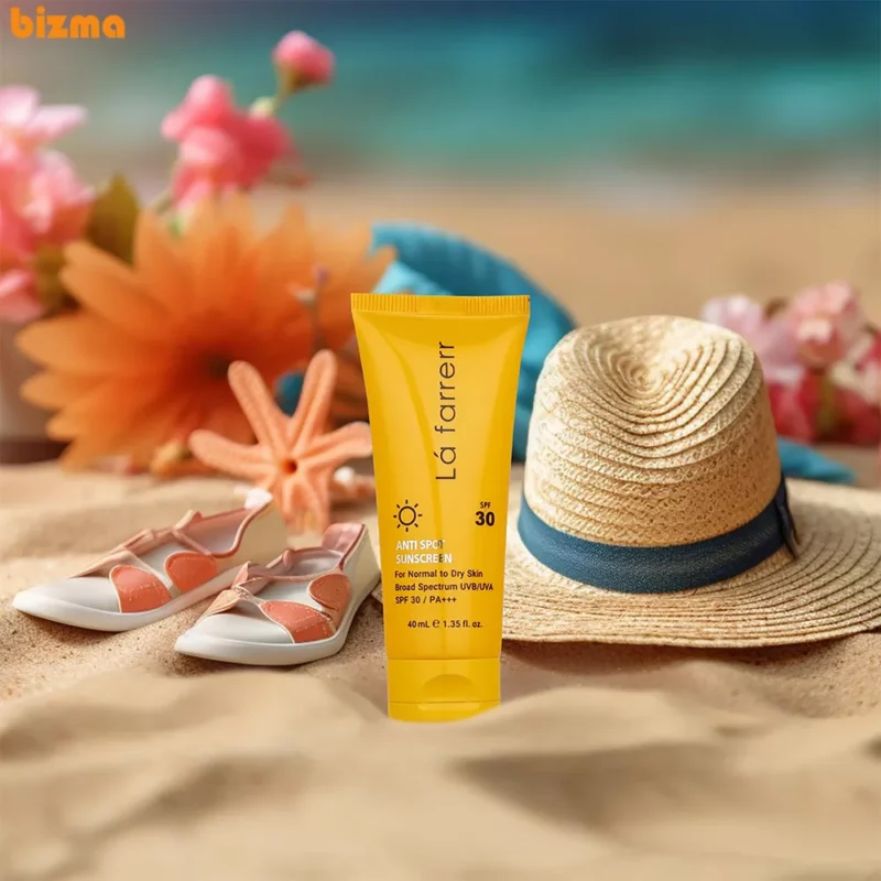 کرم ضدآفتاب و ضدلک بی‌رنگ لافارر مدل SPF30، مناسب پوست‌های خشک و معمولی، حجم 40 میلی‌لیتر