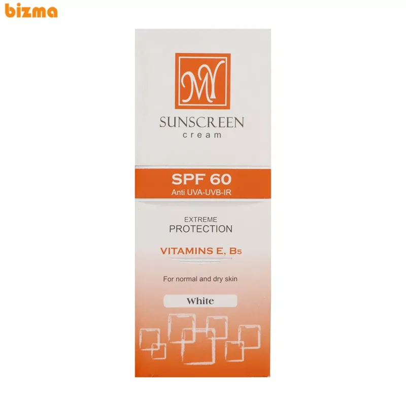 کرم ضدآفتاب بی‌رنگ مای SPF60 مدل Extreme Protection برای پوست خشک و معمولی حجم 50 میلی‌لیتر