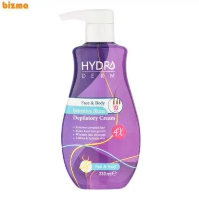 کرم موبر صورت و بدن هیدرودرم Depilatory مناسب پوست های حساس حجم 330 میلی لیتر