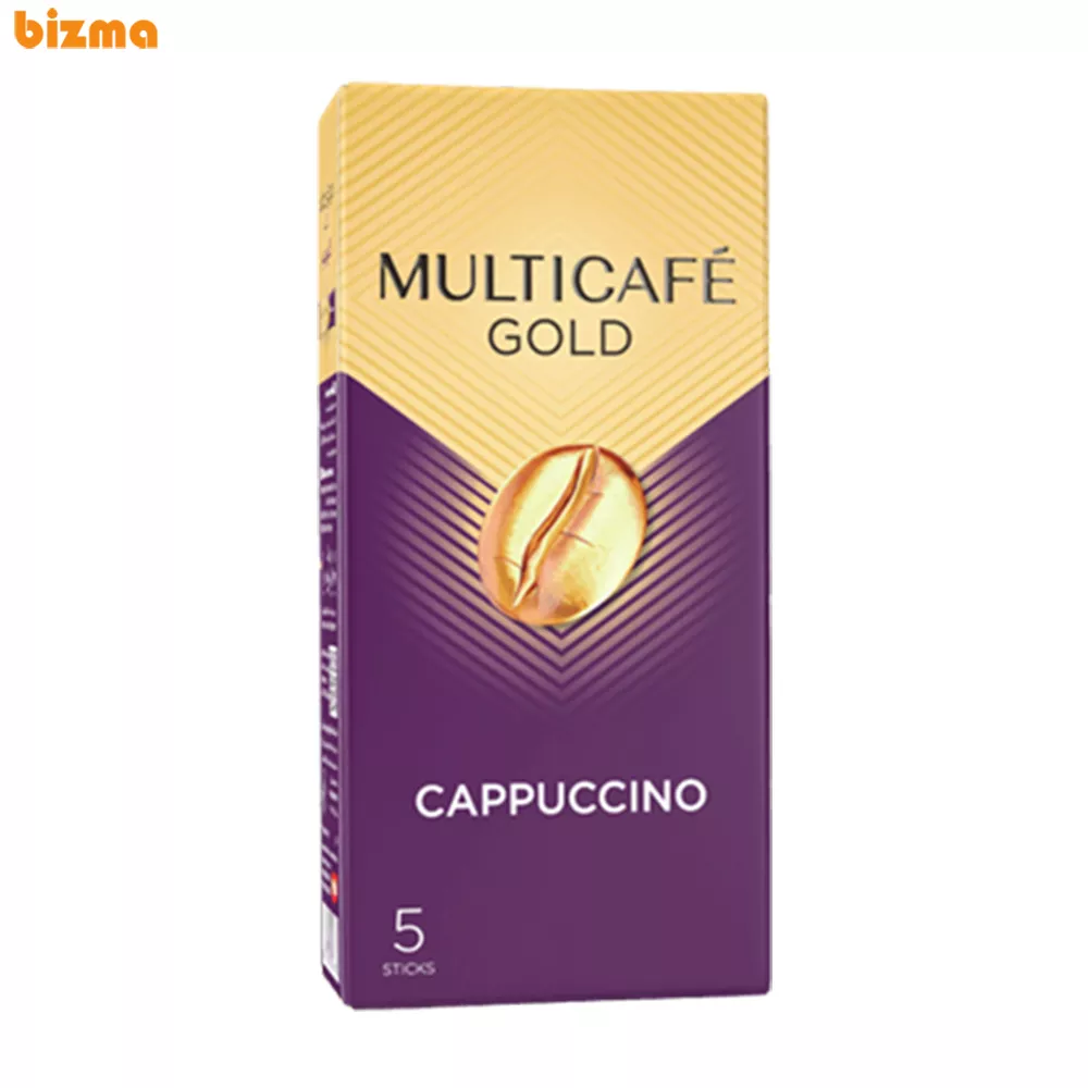 کاپوچینو گلد مولتی کافه - 5 عددی 1 کاپوچینو گلد مولتی کافه - 5 عددی