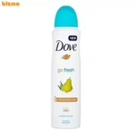 اسپری ضد تعریق زنانه داو مدل Go Fresh رایحه گلابی حجم 150 میلی لیتر