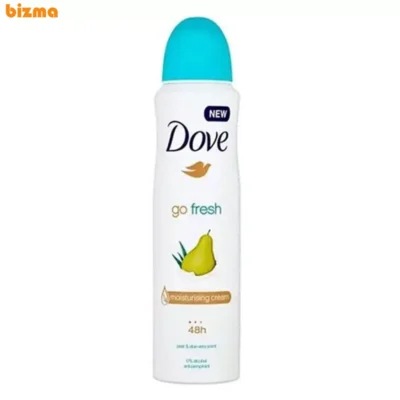 اسپری ضد تعریق زنانه داو مدل Go Fresh رایحه گلابی حجم 150 میلی لیتر