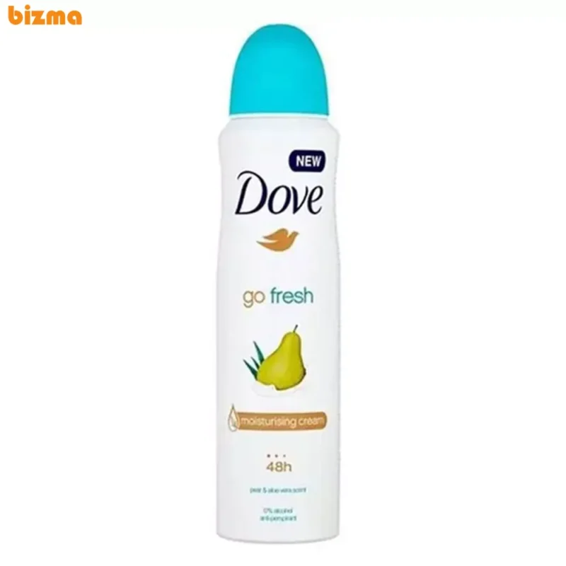اسپری ضد تعریق زنانه داو مدل Go Fresh رایحه گلابی حجم 150 میلی لیتر