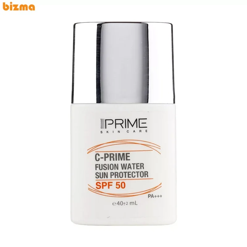 فلوئید ضدآفتاب بی‌رنگ پرایم SPF50 مدل C-Prime Fusion Water حجم 40 میلی‌لیتر