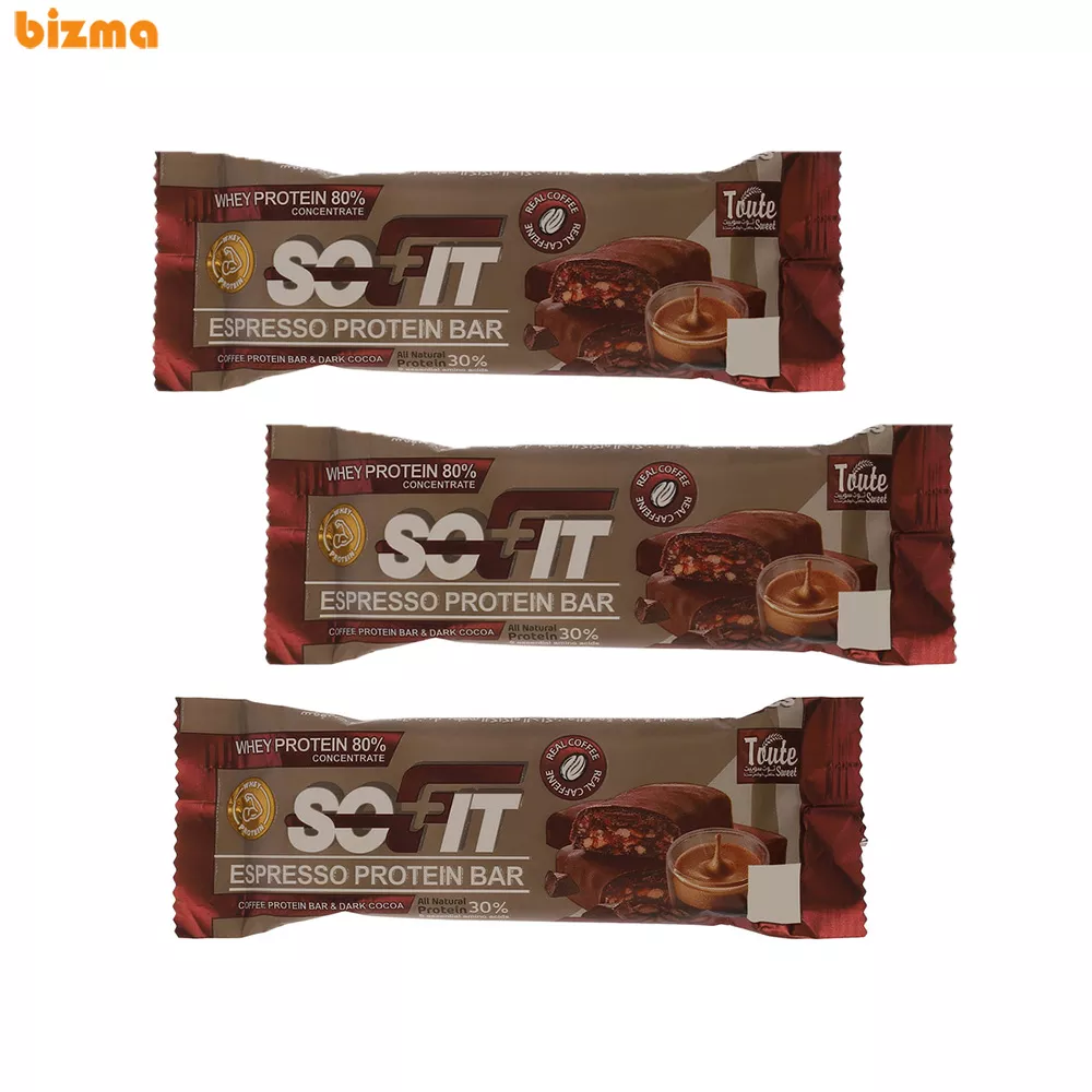 پروتیین بار اسپرسو توت سوییت - 3 عددی 1 پروتیین بار اسپرسو توت سوییت - 3 عددی