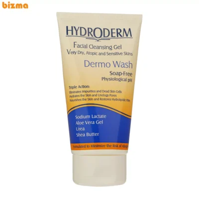 ژل شستشوی صورت هیدرودرم مدل Very Dry Skin وزن 150 گرم