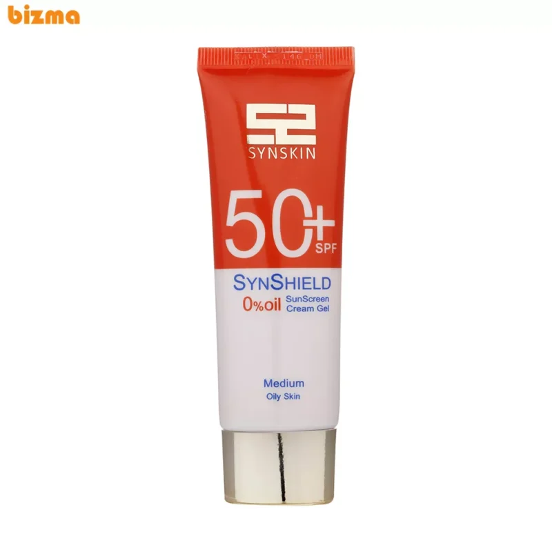 ژل کرم ضد آفتاب رنگی ساین اسکین SPF50 مدل M ‌مناسب پوست‌ چرب حجم 50 میلی‌لیتر