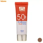 ژل کرم ضد آفتاب رنگی ساین اسکین SPF50 مدل M ‌مناسب پوست‌ چرب حجم 50 میلی‌لیتر
