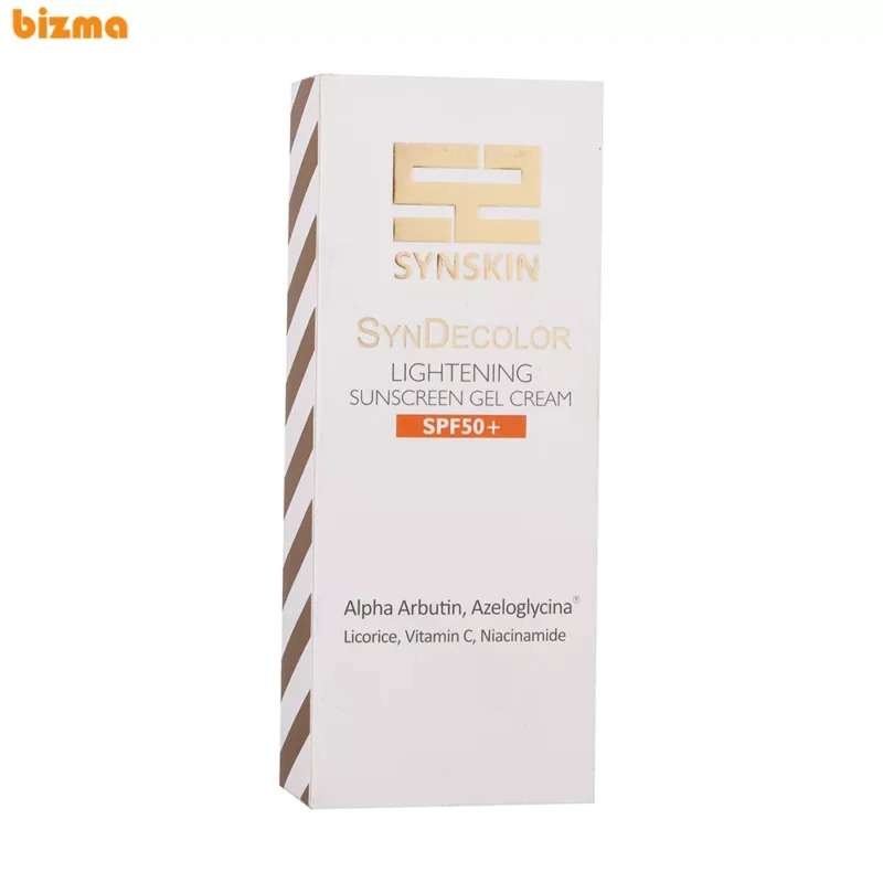ژل کرم ضد آفتاب بی رنگ ساین اسکین مدل Syn Decolor با SPF50 حجم 40 میلی لیتر